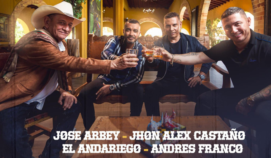 PLATA POQUITA, PERO MUCHO TALENTO: SE JUNTARON EL ANDARIEGO, JHON ALEX, JOS� ARBEY Y EL AGROPECUARIO